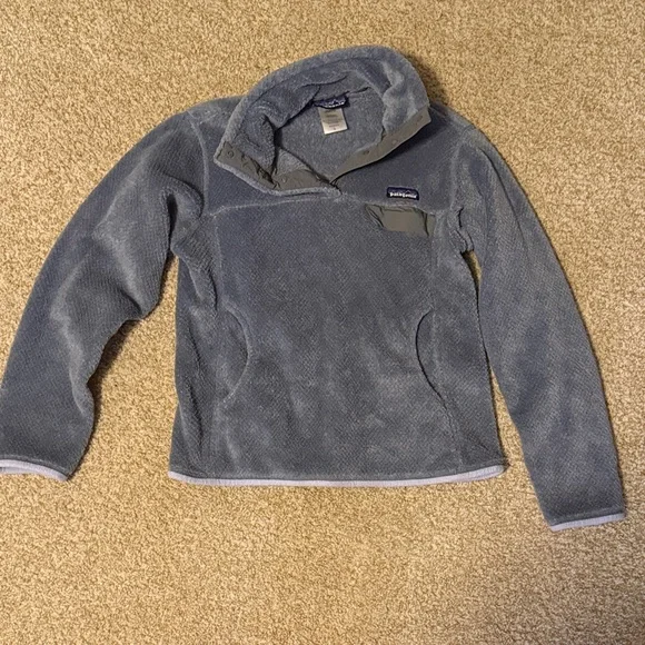 Patagonia Re-Tool Snap Pullover // Woman’s Small // Narwhal Grey - Picture 3 of 7